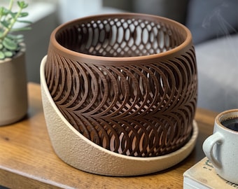 Orchid Planter Pot with Drainage - Indoor Plant Gift - Monstera