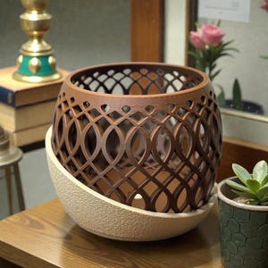 Orchid Planter Pot with Drainage - Indoor Plant Gift
