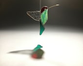 Hummingbird Stained Glass Suncatcher