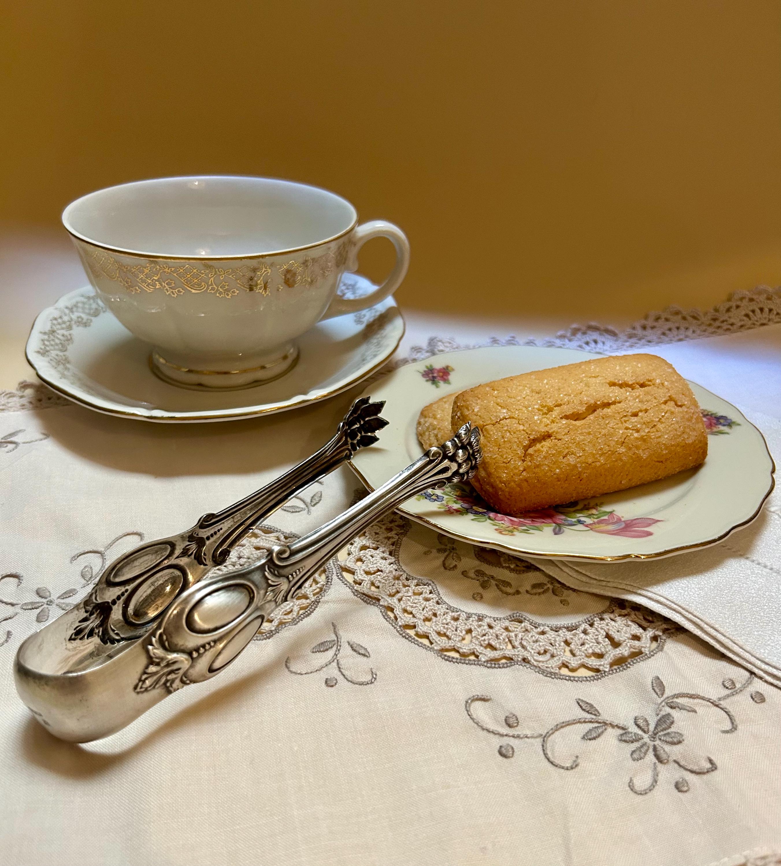 ヴィンテージ シェフィールド シルバープレート シュガートング