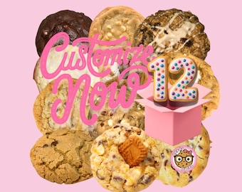 Customizable Dozen Cookie Box | Assorted Gourmet Cookies, Gainesville Bakery