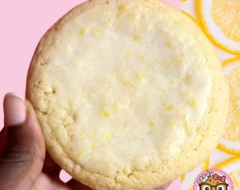 Soft Moist Lemon Cookie with Fresh Icing | Zesty Citrus Baked Treat