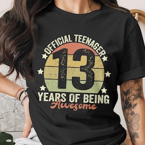 13th Birthday SVG: Official Teenager Girl - DIY Craft Files (Digital Download