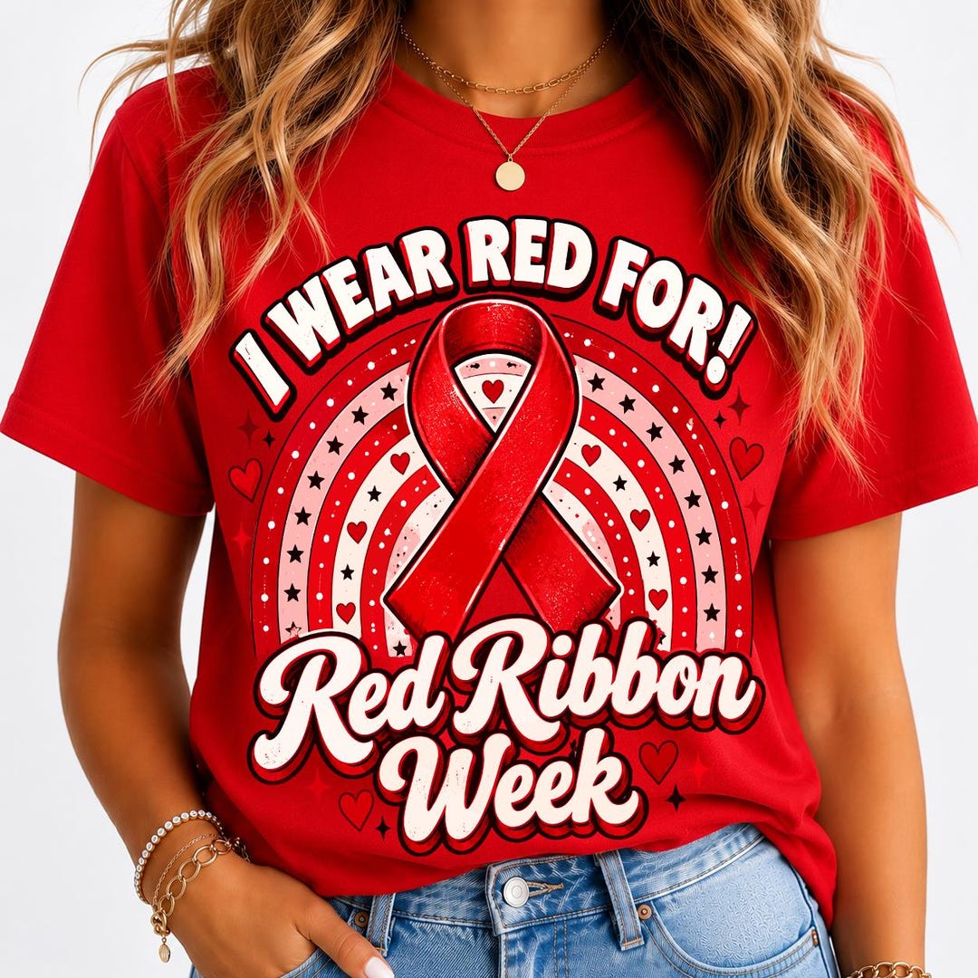 Red Breakfest Sign Red Ribbon Week Shirt Design, Drug-free Awareness, School Spirit ...