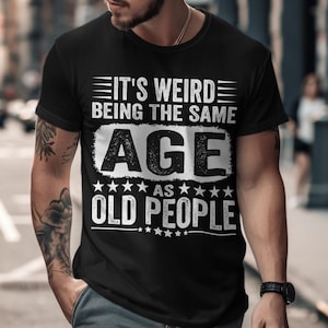 Funny Old People PNG: Sublimation Design, T-Shirt, SVG, PDF (Digital Download)