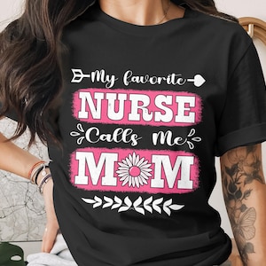 Nurse Mom PNG: T-Shirt Design, Sublimation (Digital Download, SVG, PDF