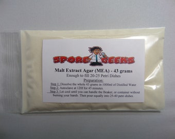 Malt Extract Agar (MEA) Quick Dissolve Nutrient Powder Mix