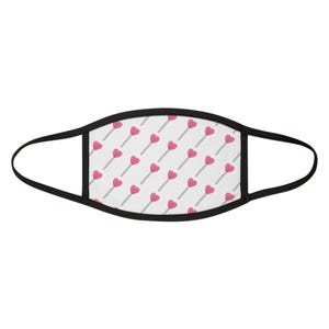 Valentines Day Heart Pattern Face Mask, Cute Fashion Mask, Kids and Adults, Reusable Mask, Casual Wear, Love Theme Gift