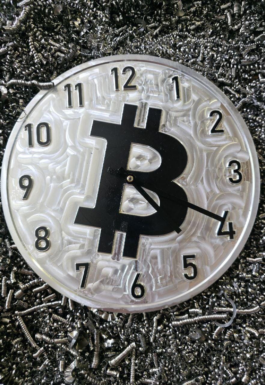 Bitcoin Clock - Etsy