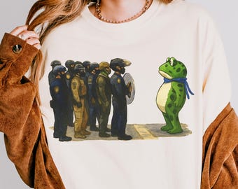 Portland Freedom Frog Anti Ice T-shirt, Resistance Tee, Protest Shirt, Anti Trump Pro Immigration Shirt, Portland Frog Activist Tee