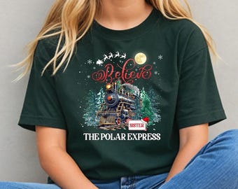 Polar Express Christmas Shirts Matching Pajama Tops