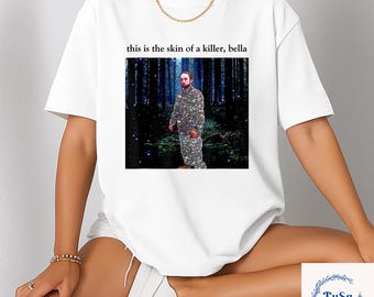 Camiseta "Esta es la piel de una Bella Asesina", camiseta de Robert Pattinson, camiseta de la película Crepúsculo, camiseta de Edward Cullen, sudadera, sudadera con capucha