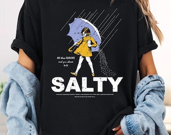 Salty Girl Tee, Women's Vintage Cotton Blend T-Shirt