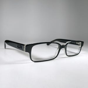 GUCCI © GG 1180 Eyewear. Black Glasses Frame 90-s. Made in Italy