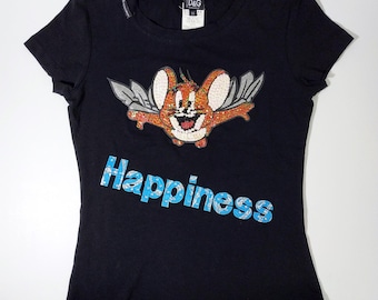 Y2k Vintage Dolce Gabbana T-shirt Tom & Jerry Graphic Print
