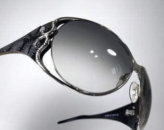 ROBERTO CAVALLI © Tiro 386S Sunglasses. Y2K Italian Luxury  display picture 1