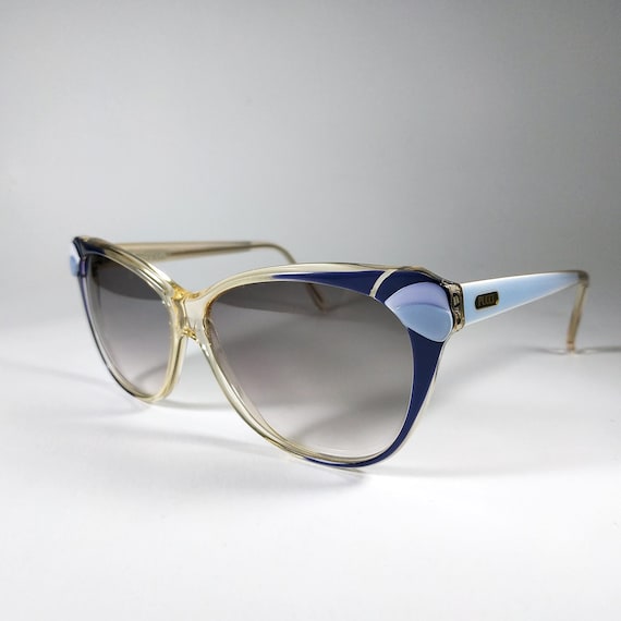 Emilio Pucci Silver Cat-Eye Sunglasses with Gray Gradient Lenses Emilio Pucci 53mm Gradient Cat Eye Sunglasses | Nordstromrack main image 2