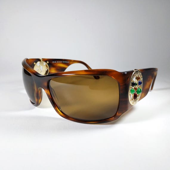 Cesare Paciotti Brown and Gold Oversized Sunglasses Sunglasses Cesare Paciotti Brown in Metal - 53870515 main image 4