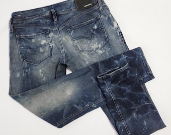 DIESEL © Matic 008WW Jeans – Made in Italy, Distressed Slim Fit Denim