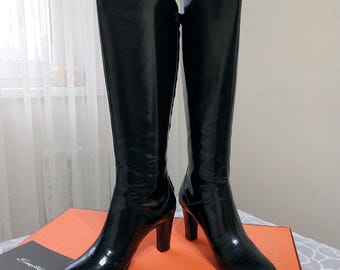 SANTONI DONNA Damstövlar i äkta läder. Tillverkade i Italien