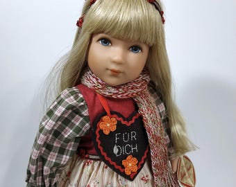 Sophie by Kathe Kruse. Vintage German Vinyl Doll. Circa 1990s