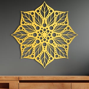 Mandala Wooden Wall Art, Sacred Geometry Home Decor, Yoga Room Art, Meditation place