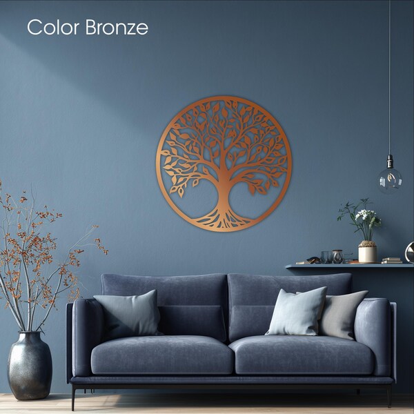 Muurkunst levensboom, modern decor