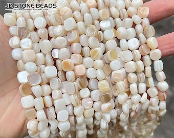 Natural Shell Beads | Irregular Smooth Spacer Beads | DIY Jewelry Making for Necklaces, Bracelets & Earrings