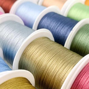 Bracelet Loom Thread 0.3mm | Ice Silk Braided Cord | 80M Jewelry Making Thread for Beading, Weaving & Knotting