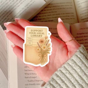 Unterstütze Deine lokale Bibliothek Kindle Sticker