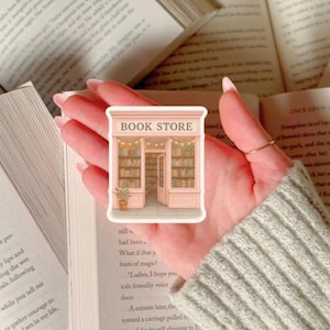 Bookstore Sticker: Weatherproof Vinyl Decal for Book Lovers