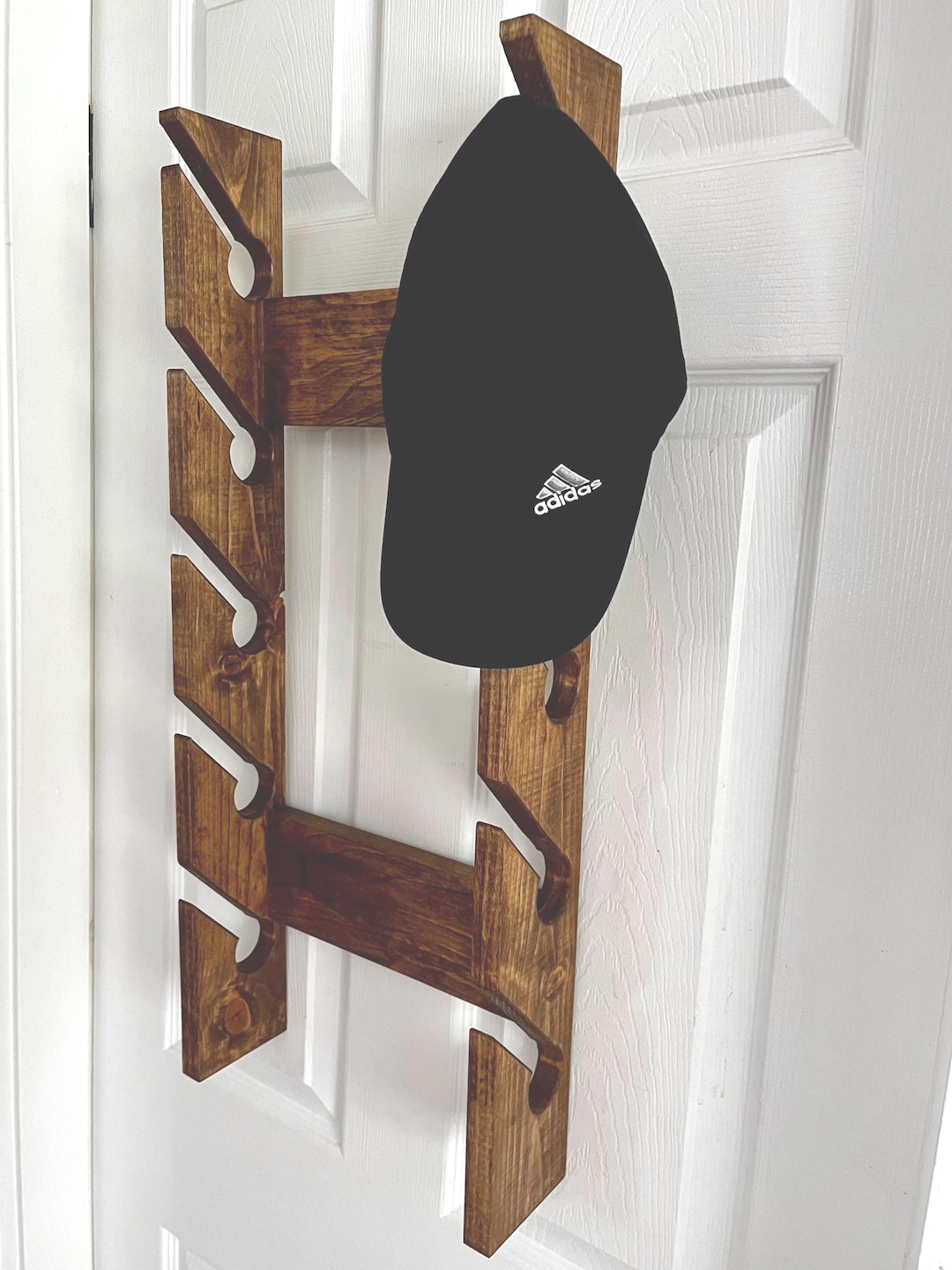Handmade Wooden Hat Rack, Hat Organizer, Entryway Hat Rack, Hat Storage ...
