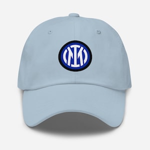 Inter Milan Soccer Hat Unisex Adjustable Dad Cap Men Women Football Fan Gift Gym Sportswear