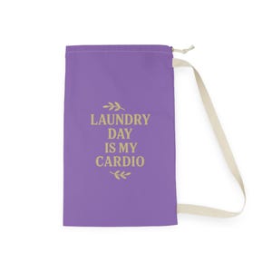 Laundry Day Bag | Fun Laundry Tote, Home Organization, Gift for elderly loved ones, Stylish Laundry Sack