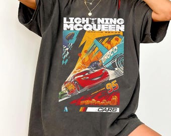 Cars Ligthning Mcqueen Piston Cup T-Shirt, Two Sided Lightning Mcqueen Shirt, Rusteze Cars Shirt, Cars T-Shirt, WDW Cars Matching Shirt