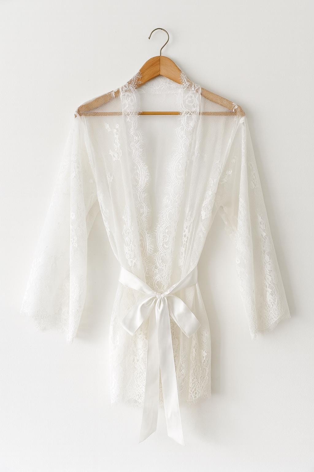 Cardigan/Kimono Blanc En Dentelle Coton - Taille Unique/coupe Pour Tous - Neuf Sans étiquettes - Qualité Supérieure