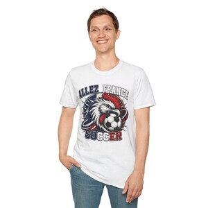 Allez France Rooster Fotbollst-shirt | Fransk fotbollsfant-t-shirt bild 15