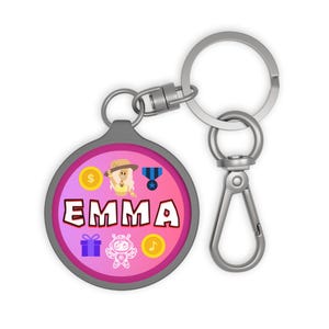 Personalized Gamer Keychain: Acrylic Tag, Custom Avatar