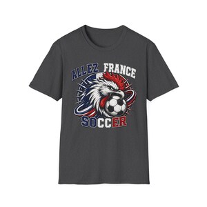 Allez France Rooster Fotbollst-shirt | Fransk fotbollsfant-t-shirt bild 7