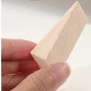 5pcs Wooden Door Stopper Wedge | Heavy Duty Non Slip Holder for Sliding And Swinging Doors | Child Safety Door Stopper
