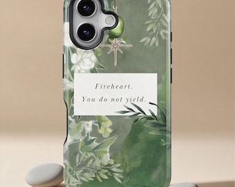 Throne of Glass Phone Case Bookish Fireheart Cover For iPhone 17 16 15 14 13 12 11 Pro Max, Samsung Galaxy S25 S24 S23 S22 S21 Ultra