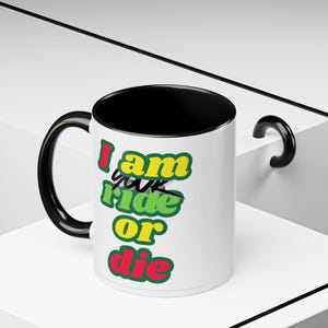 Vibrant Accent Coffee Mug - Perfect Gift for Coffee Lovers, Fun Home Décor, Daily Motivation, Office Essentials, Unique Drinkware