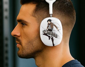 Anime Inspired AirPod Max Cases, Polycarbonate Headphone Covers, Cosplay Accessories