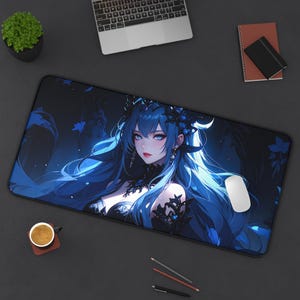 Mystical Fantasy Desk Mat: Enchanting Gaming & Office Accessory
