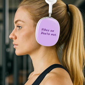 AirPods Max Hülle: Lustiger Doodle-Stil, Polycarbonat-Tech-Zubehör