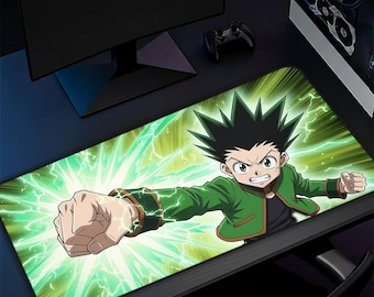 Anime-bureaumat, gaming-muismat, levendig neopreen kantoordecor