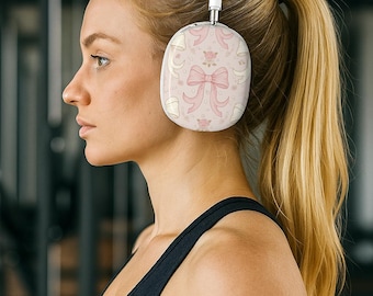 Pink Ribbon Bow AirPod Max Cases,Headphone Covers