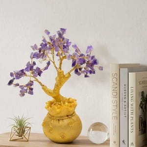 Healing crystal tabletop decoration