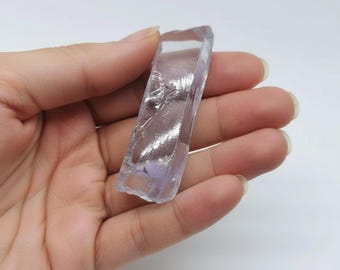 Raw White Zircon Stone: Untreated Ceylon Crystal for Reiki & Jewelry