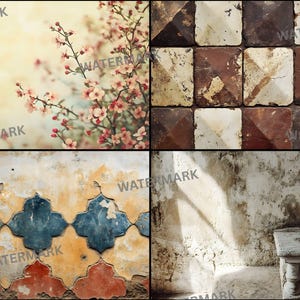 Brown Vintage Textured Wall Digital Backdrop, Photography Background for Portrait, Rustic Photo Booth, High Resolution Images